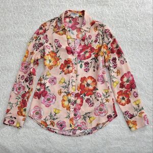 Express Floral Buttondown Shirt S